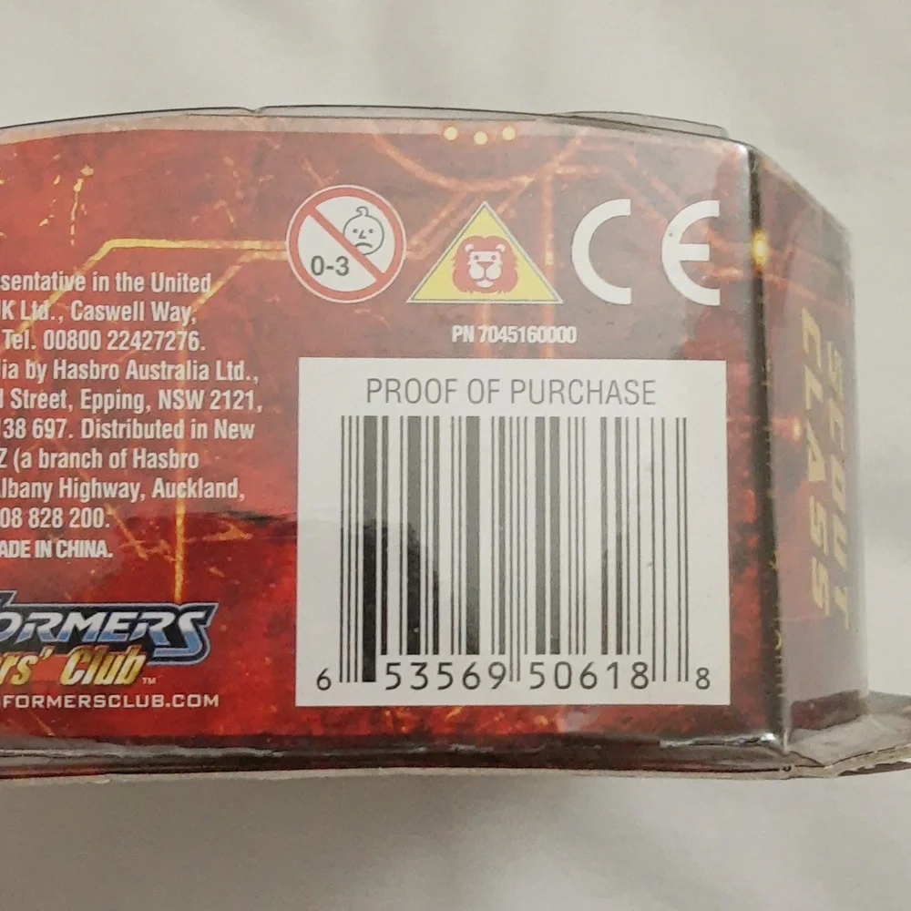 Transformers Scout Class Action Figure Backstop 2010 FACTORY SEALED *Box Damage*